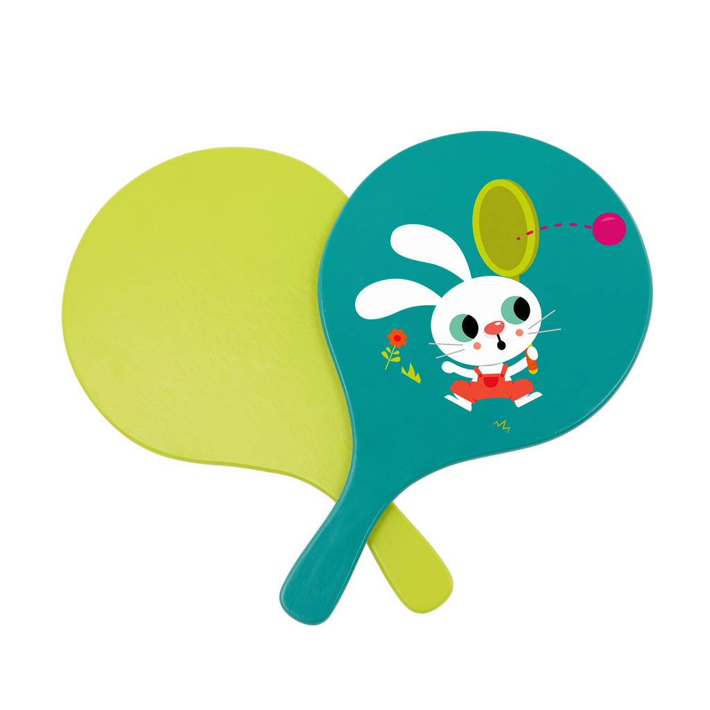 Bouncy paddle ball game for kids summer