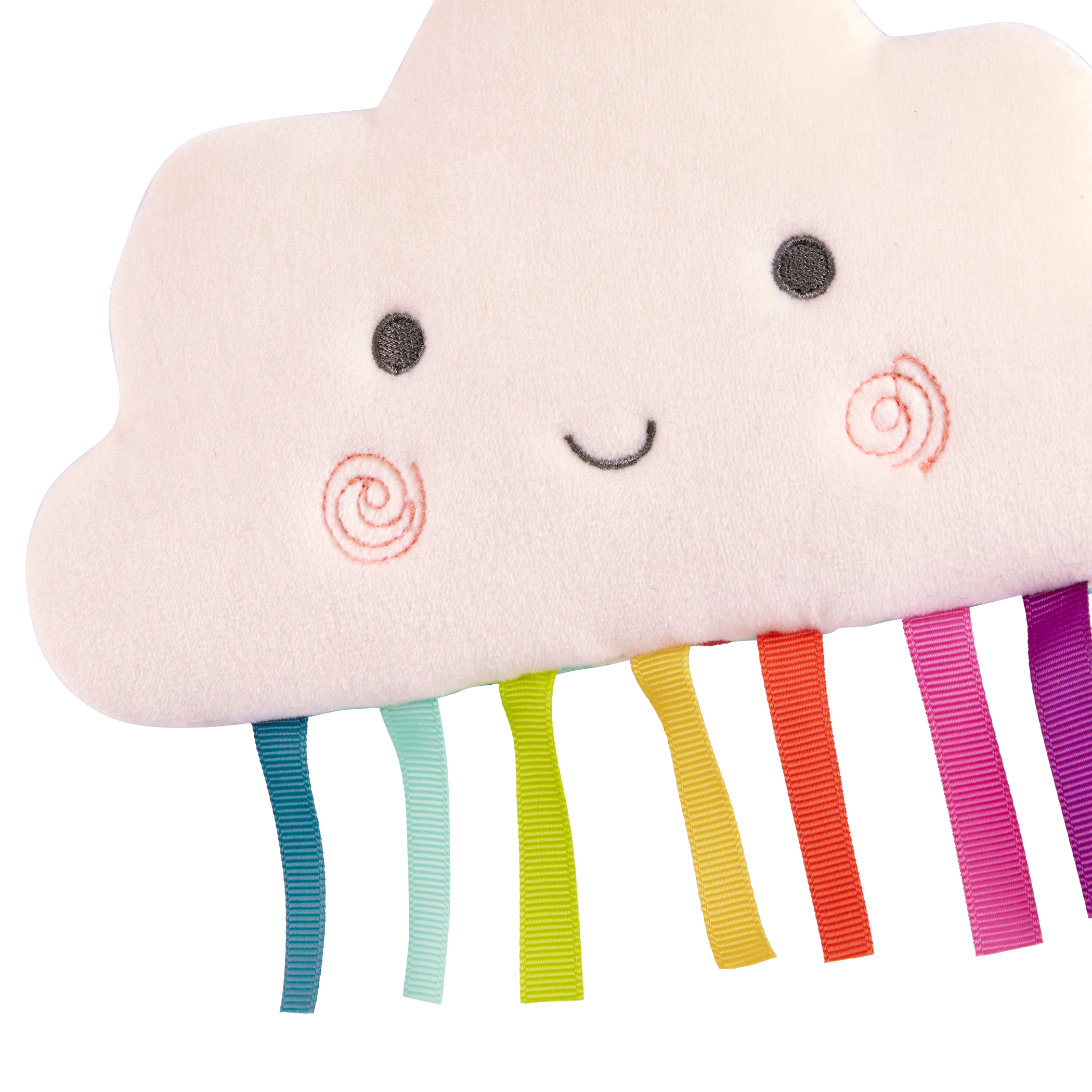 Crinkly sun, moon, and cloud for babies.