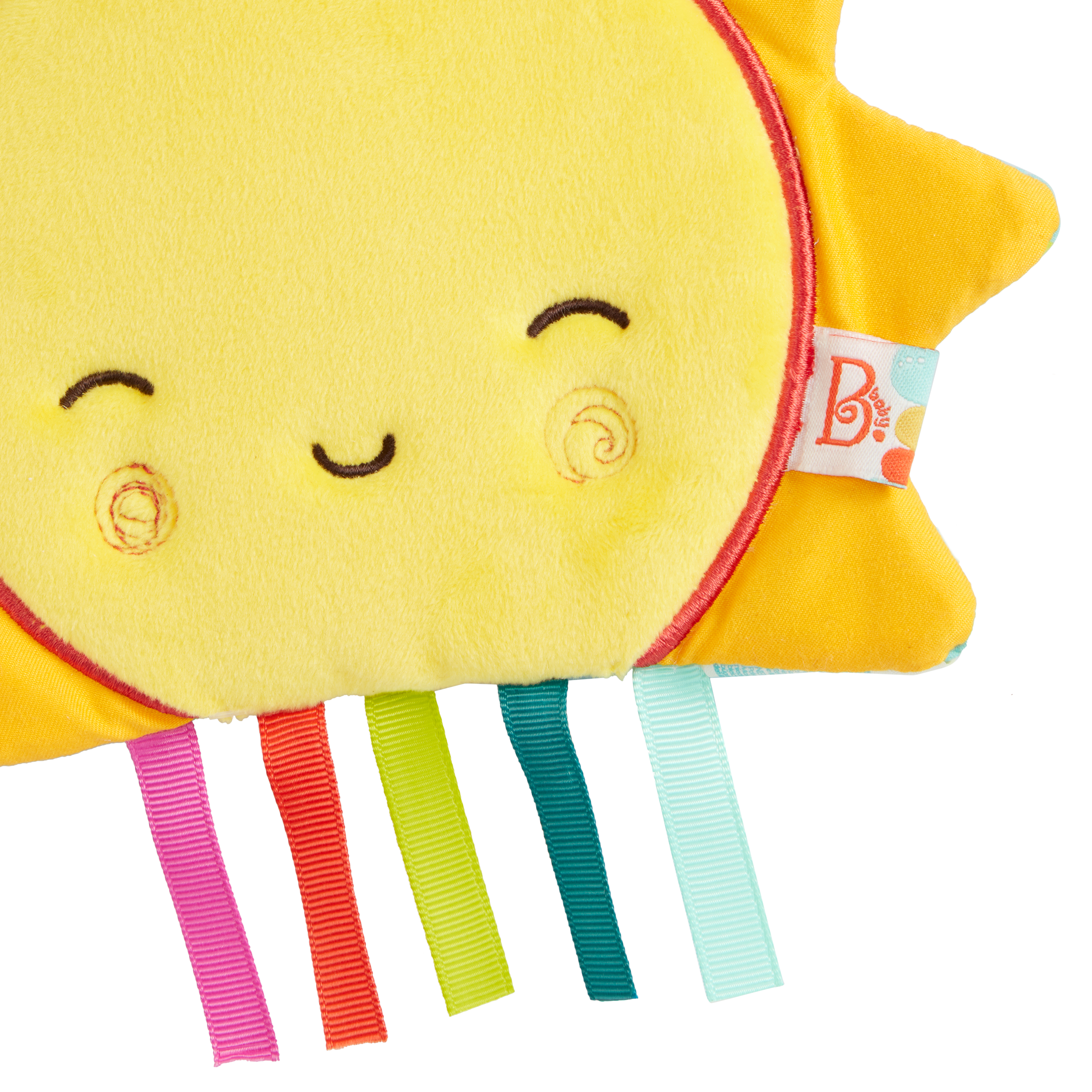 Crinkly sun, moon, and cloud for babies.