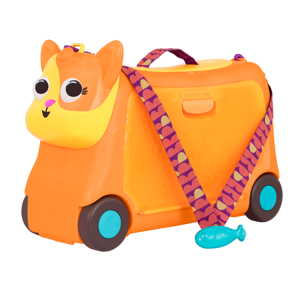 Cat ride-on.