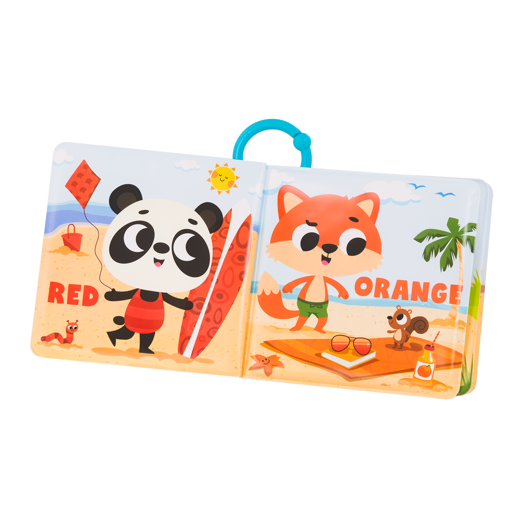 Waterproof bath book for babies numbers colors