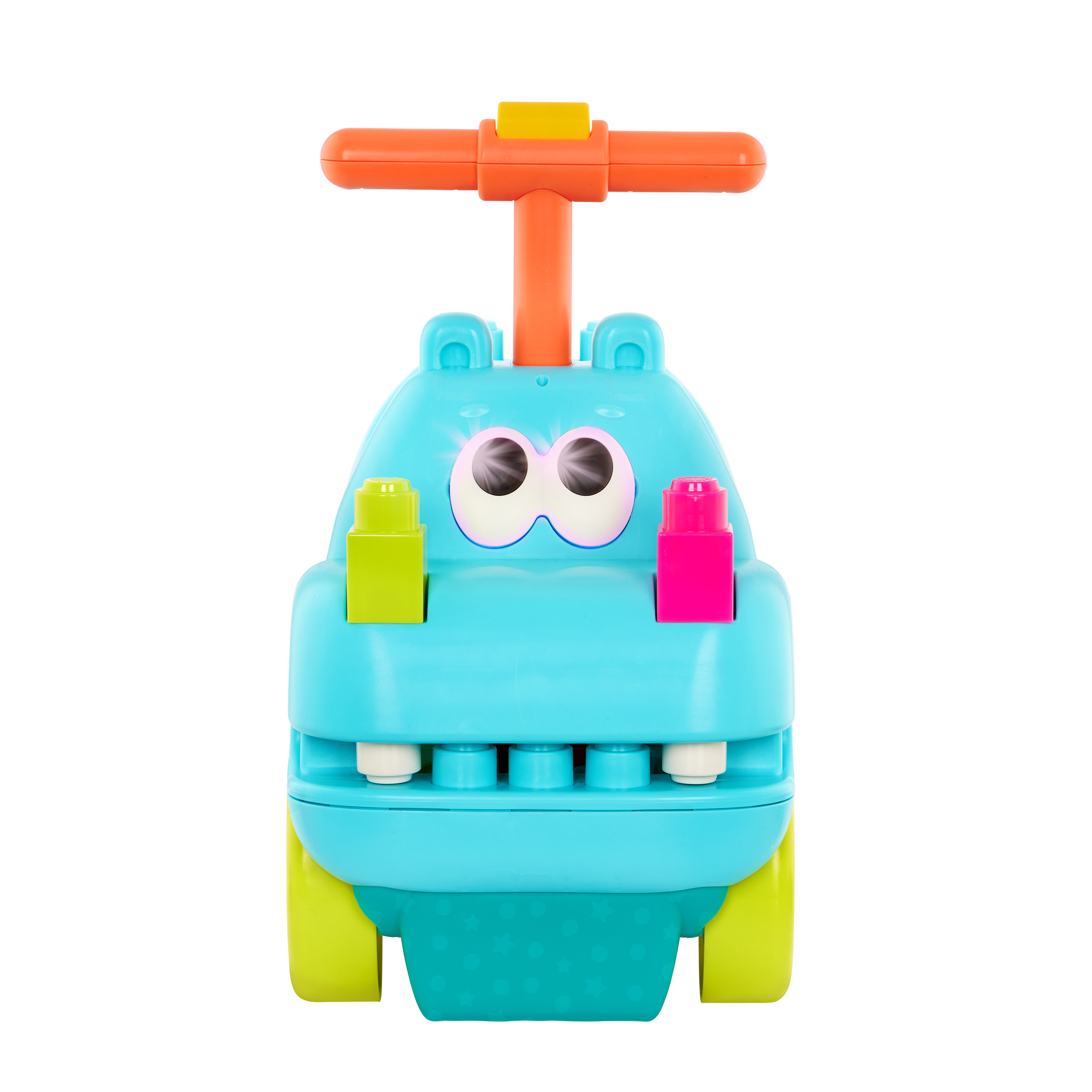 B. toys - LocBloc Hippo Ride-On with Blocks
