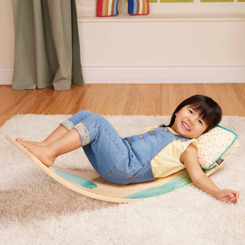Kids furniture wooden montessori balance board for toddlers
