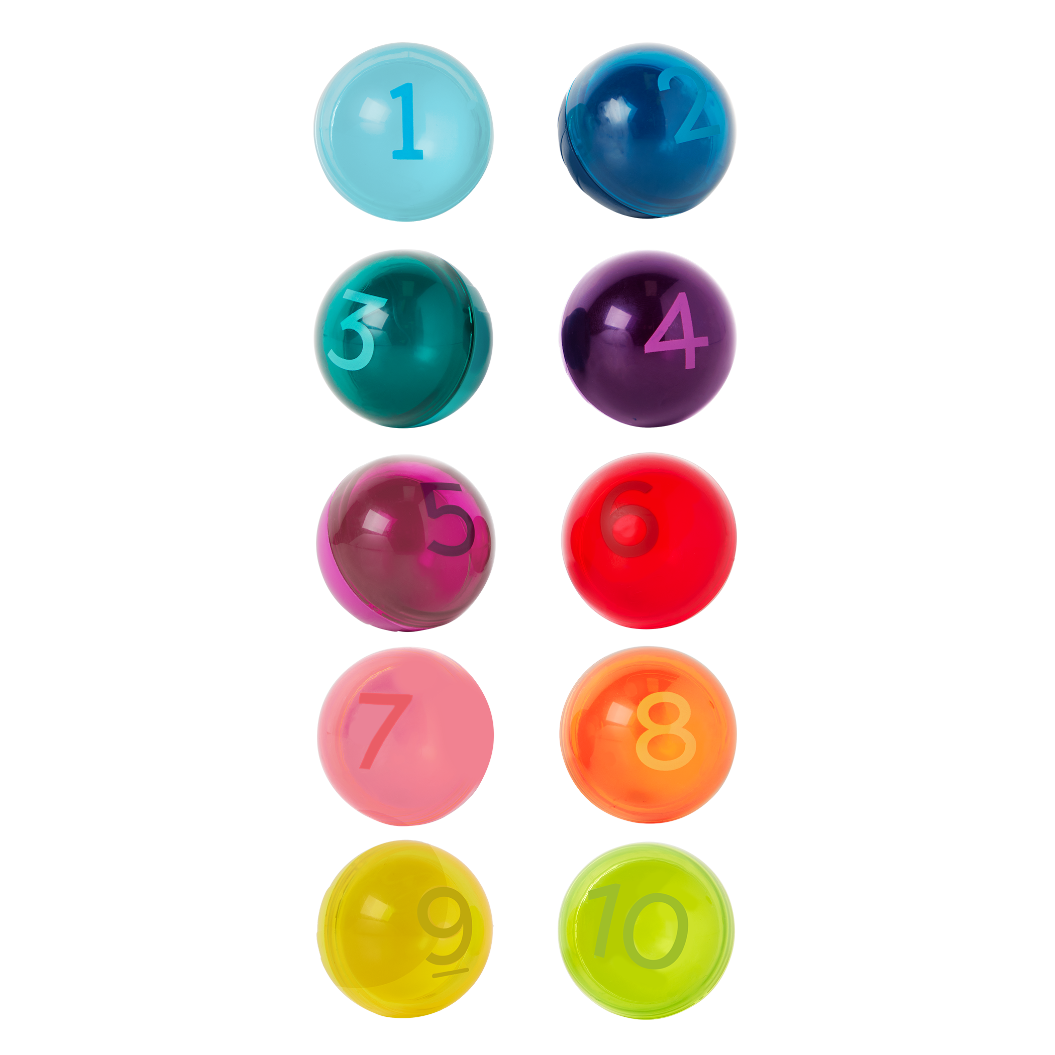 Gumball machine toy counting numbers and colors for kids