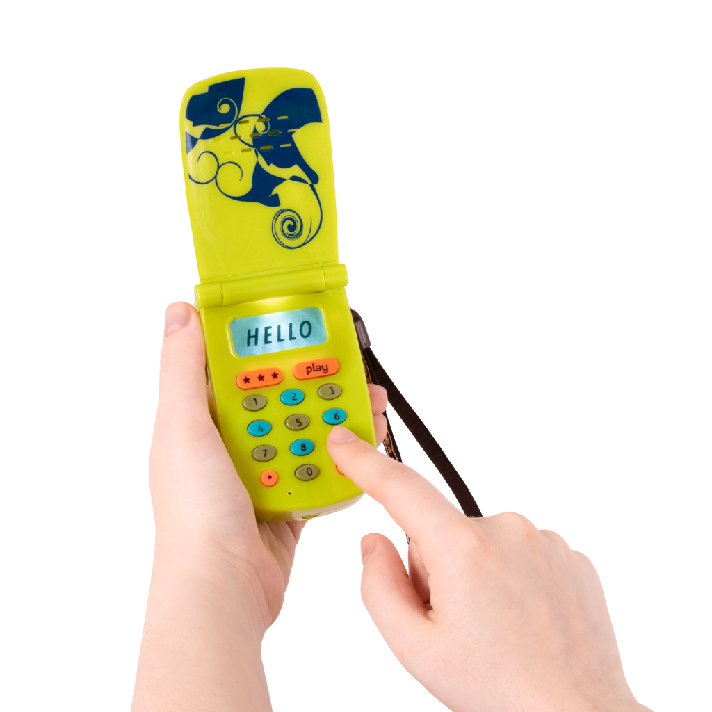 B. toys – FunKeys; Hellophone