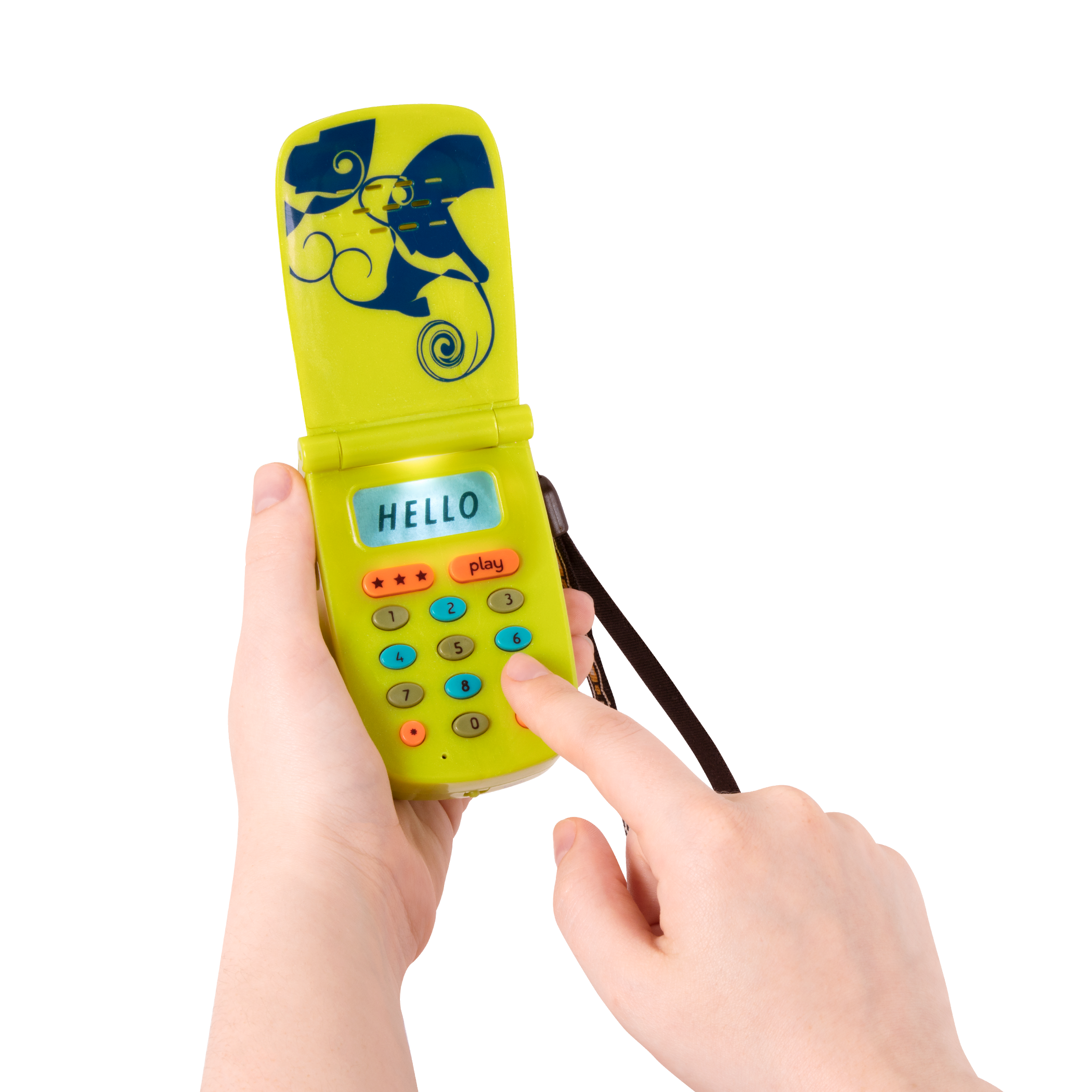 B. toys – FunKeys; Hellophone