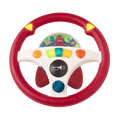 Musical steering wheel car seat toy for toddlers
