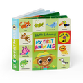Interactive audio board book for babies and toddlers