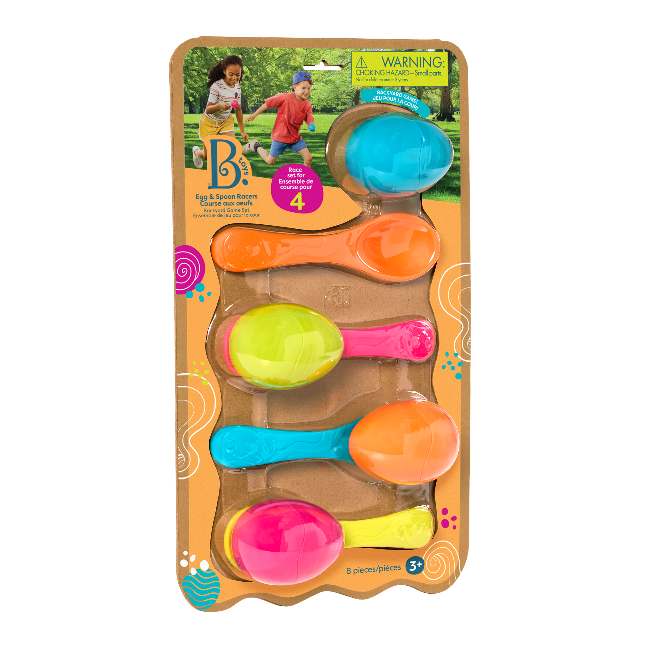 B. toys - Egg & Spoon Racers