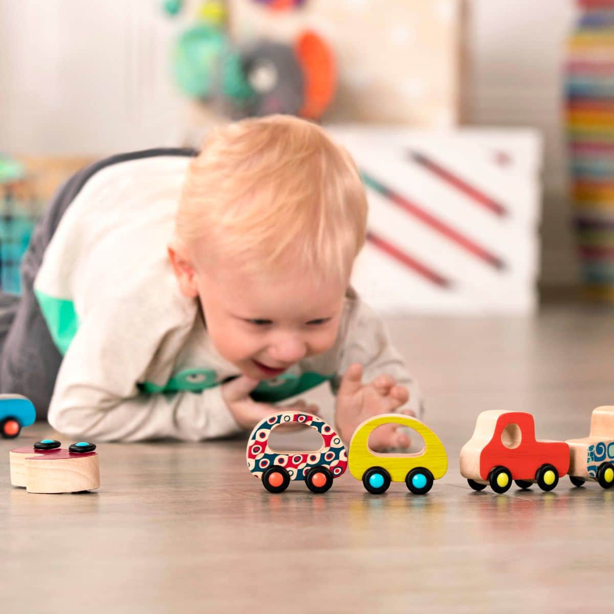 Wooden Toy Cars