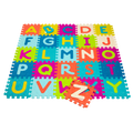 Alphabet foam tiles.
