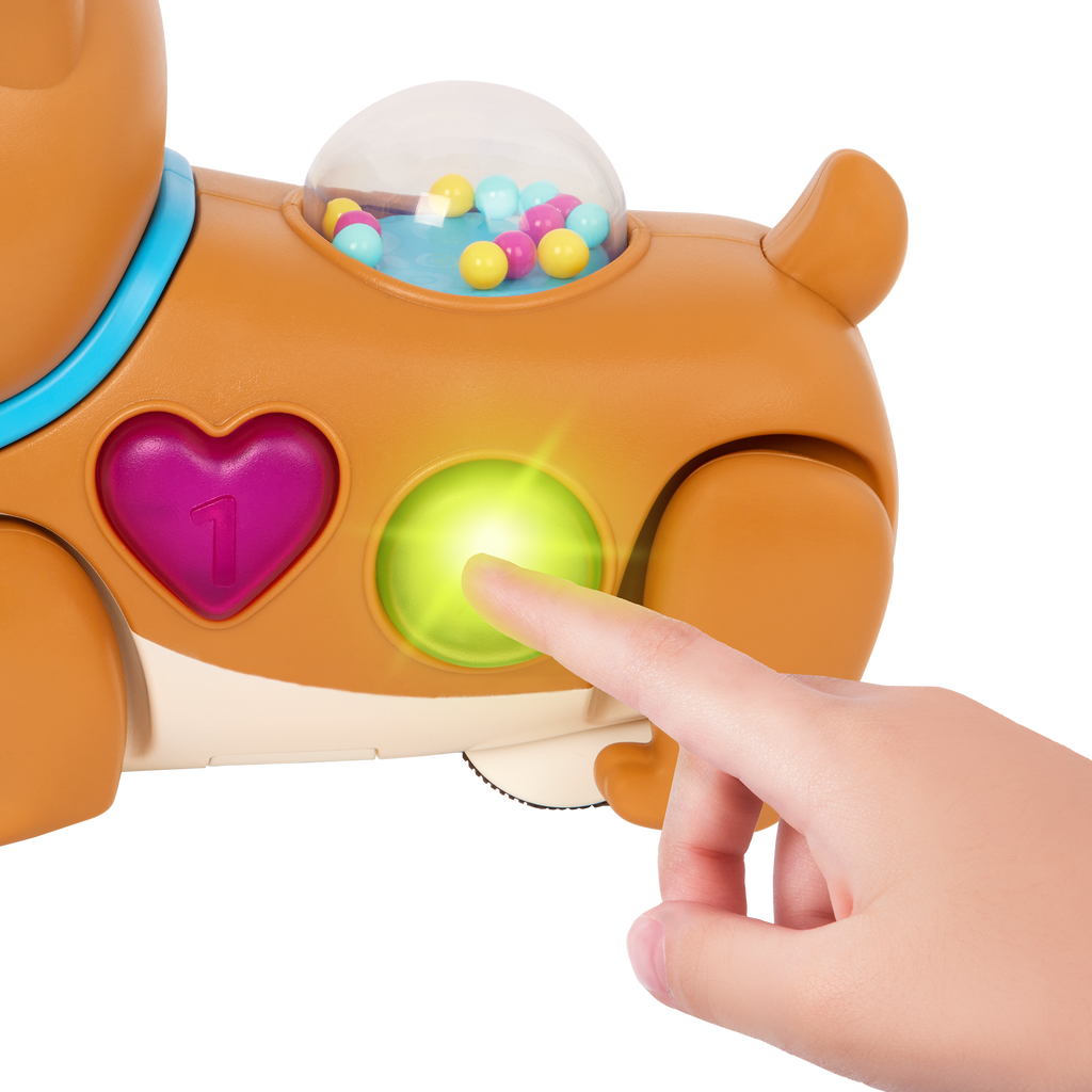 Pull toy dog with lights and sounds learning walking
