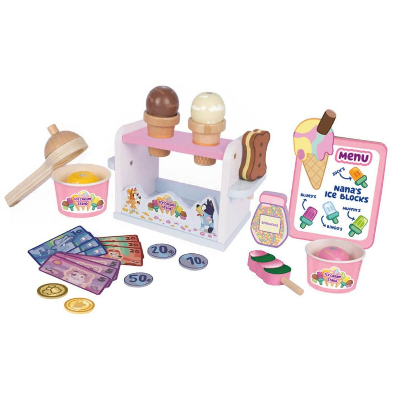 Bluey - Wooden Ice Cream Stand