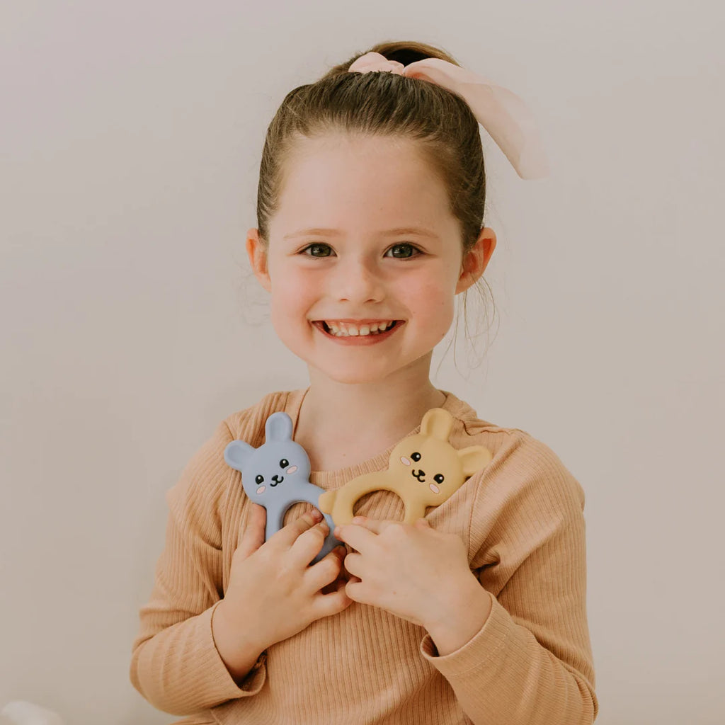 Jellystone - Bunny Teether - White