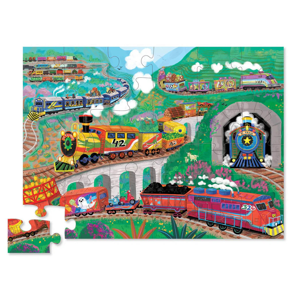 Crocodile Creek - Puzzle Floor 36pc All Aboard