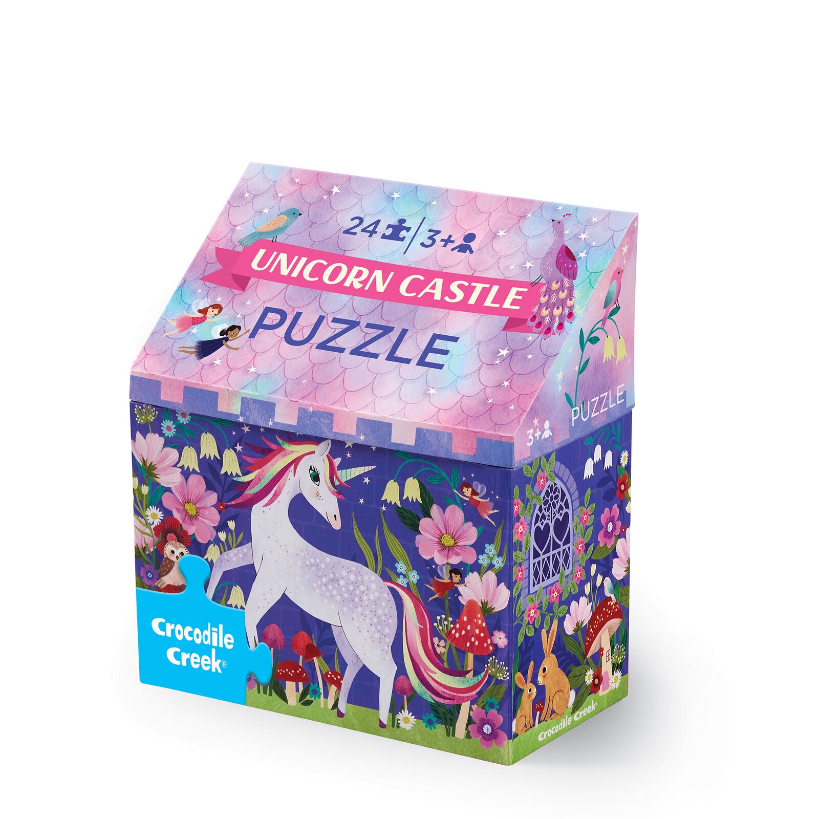 Crocodile Creek - Little Building Puzzle 24 pc - Unicorn Castle