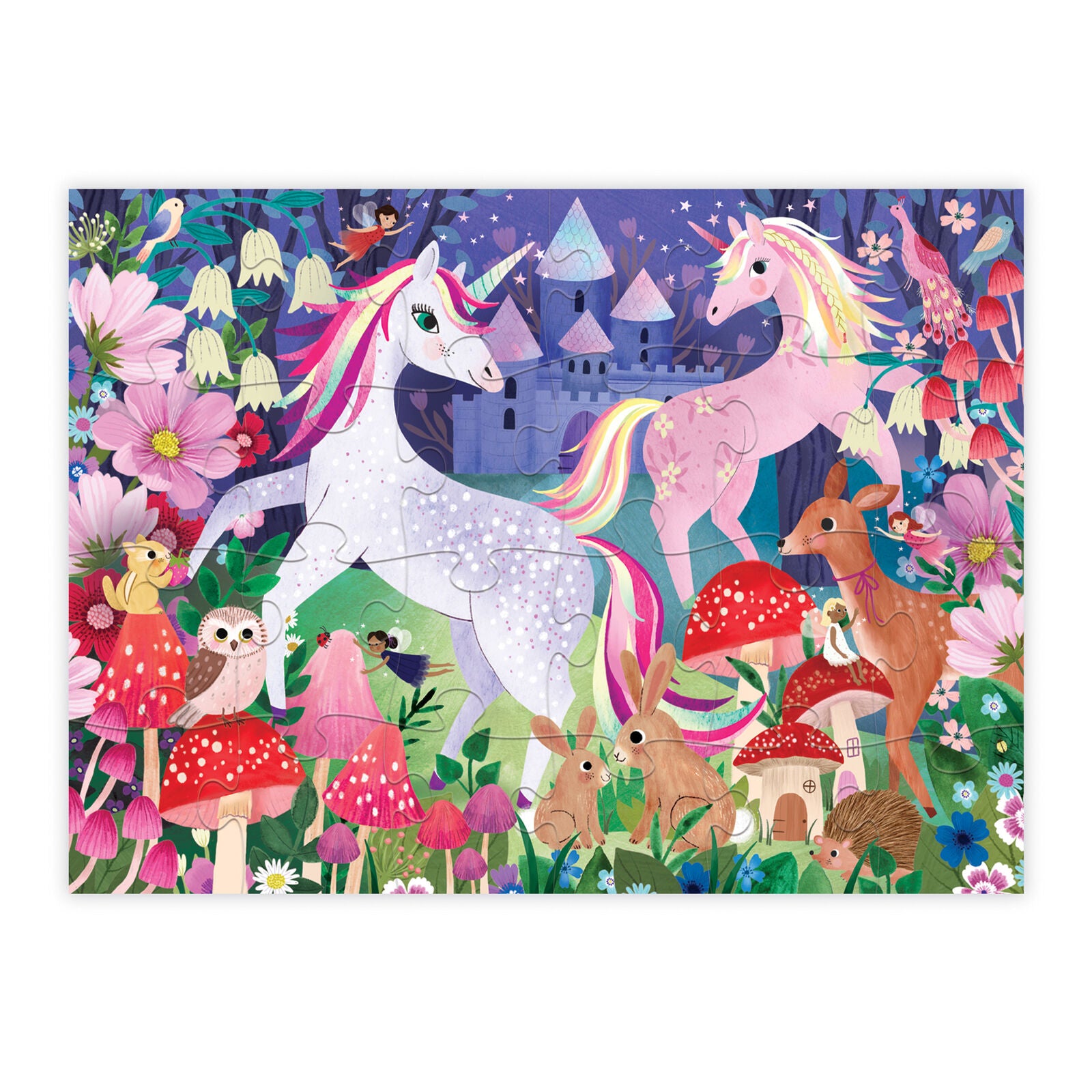 Crocodile Creek - Little Building Puzzle 24 pc - Unicorn Castle