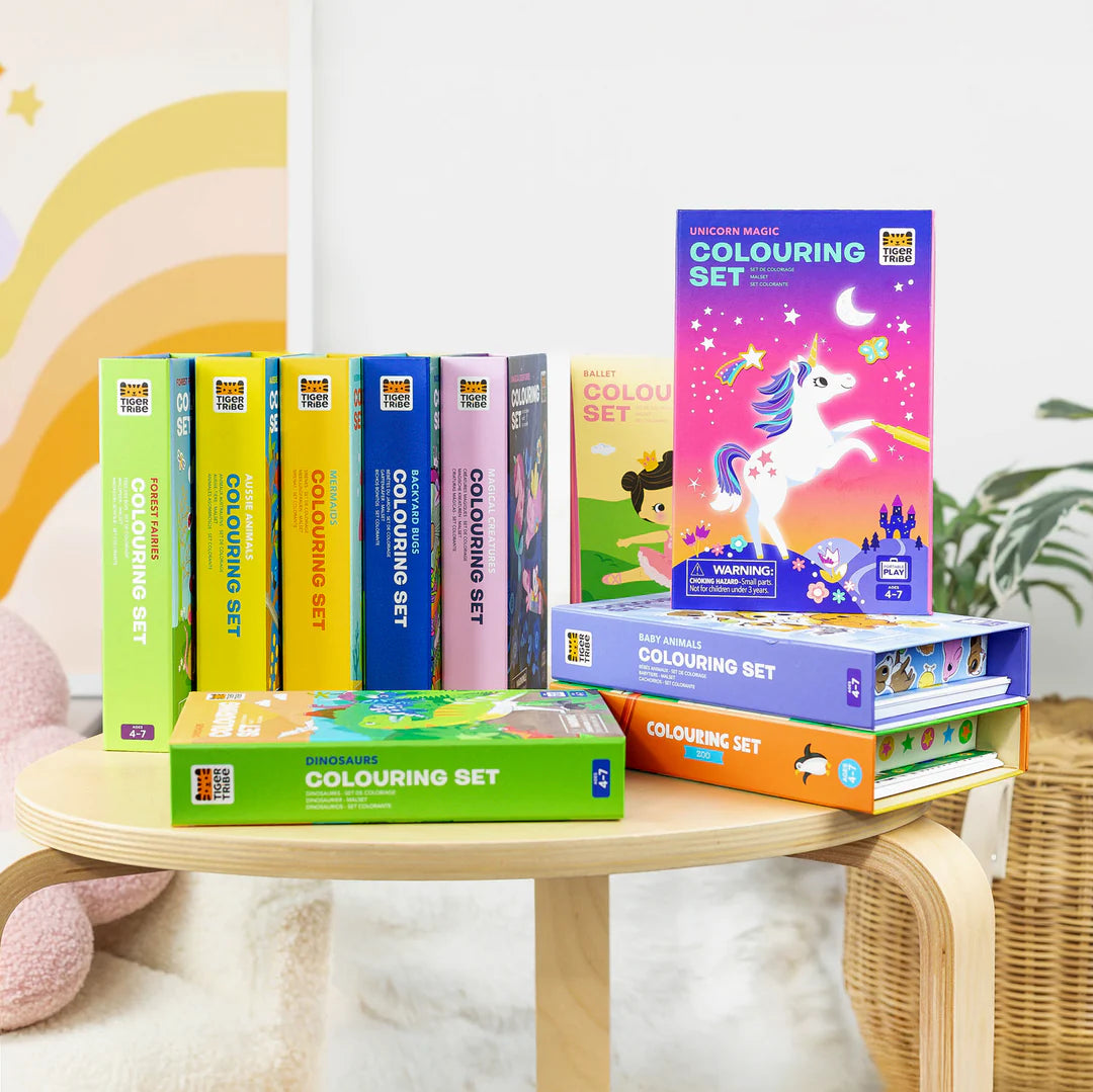 Tiger Tribe - Colouring Set Unicorn Magic