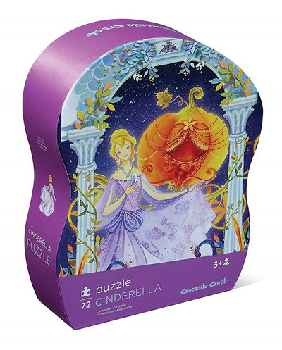 Crocodile Creek - Shaped Puzzle 72pcs - Cinderella Pumpkin