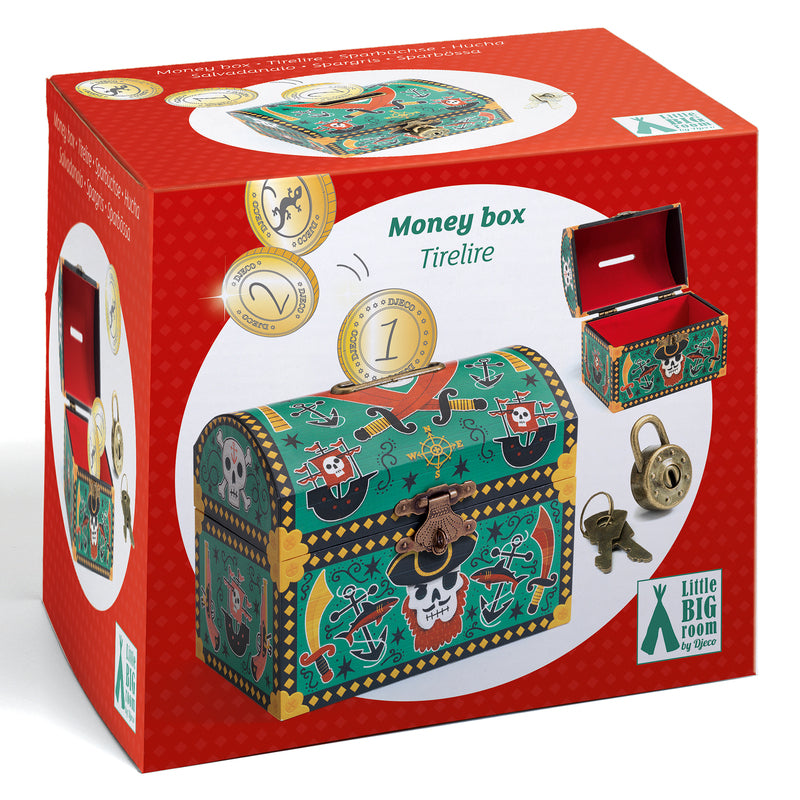 Djeco - Pirates Money Box