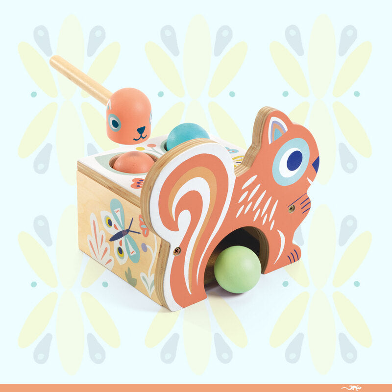 Djeco - BabyNut Wooden TapTap Game