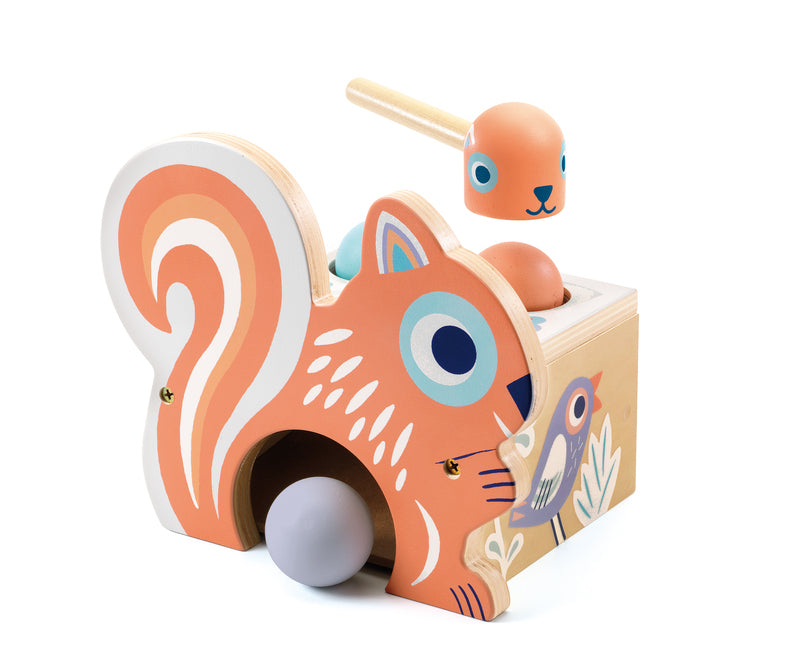Djeco - BabyNut Wooden TapTap Game