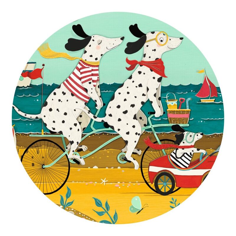 Djeco - Ollie the Dalmation Silhouette Puzzle 24pc