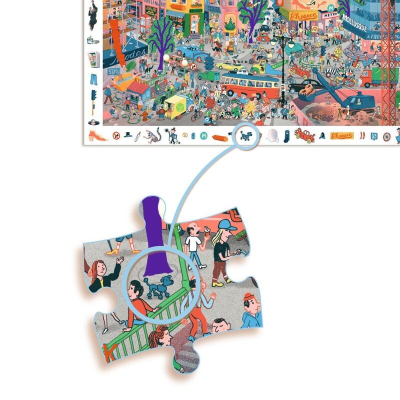 Djeco - The City 200pc Observation Puzzle