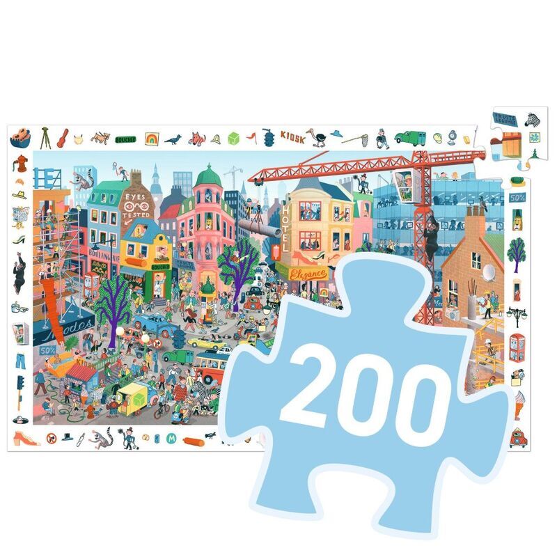 Djeco - The City 200pc Observation Puzzle