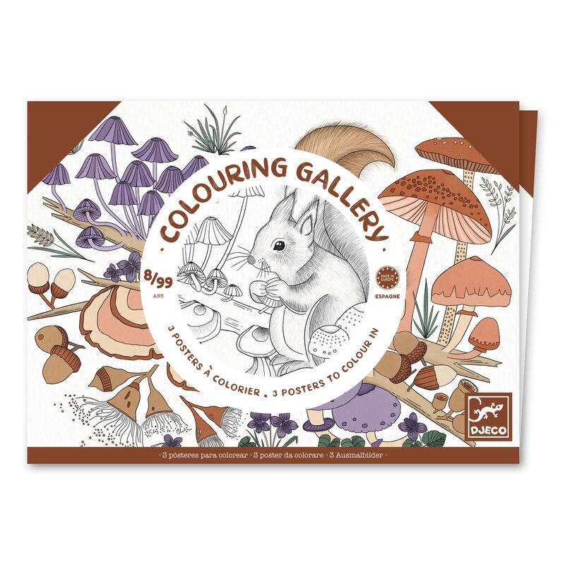 Djeco - Colouring Gallery - Naturalist