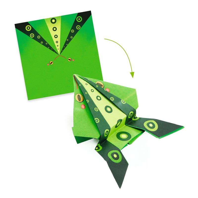 Djeco - Jumping Animal Origami Kit