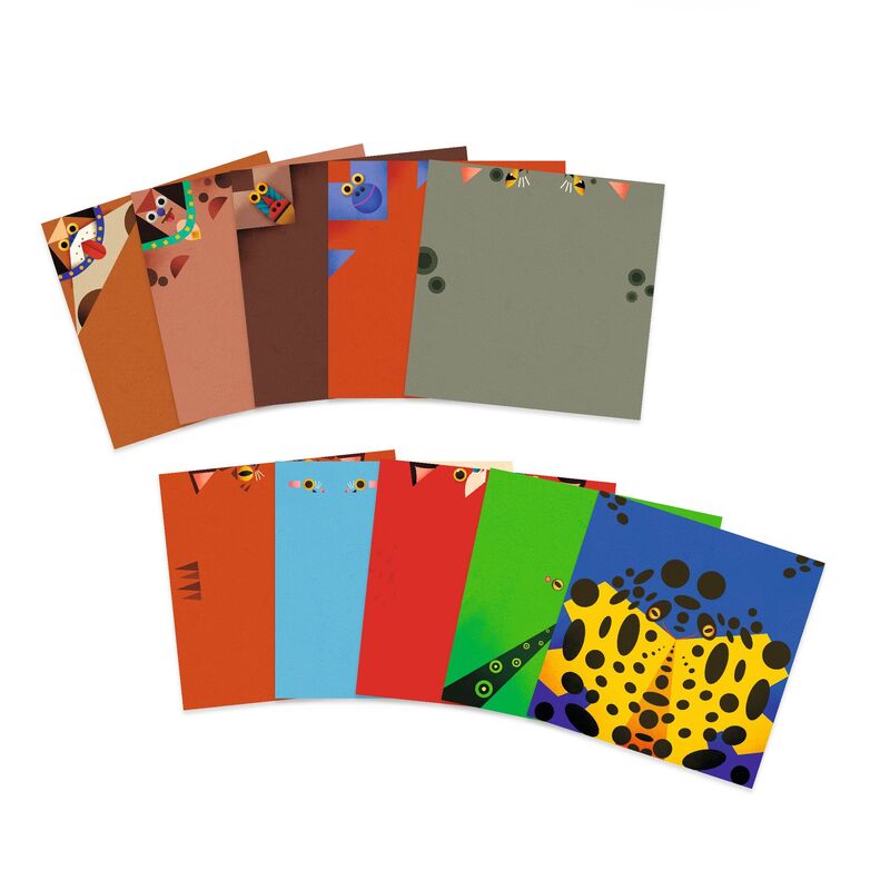 Djeco - Jumping Animal Origami Kit