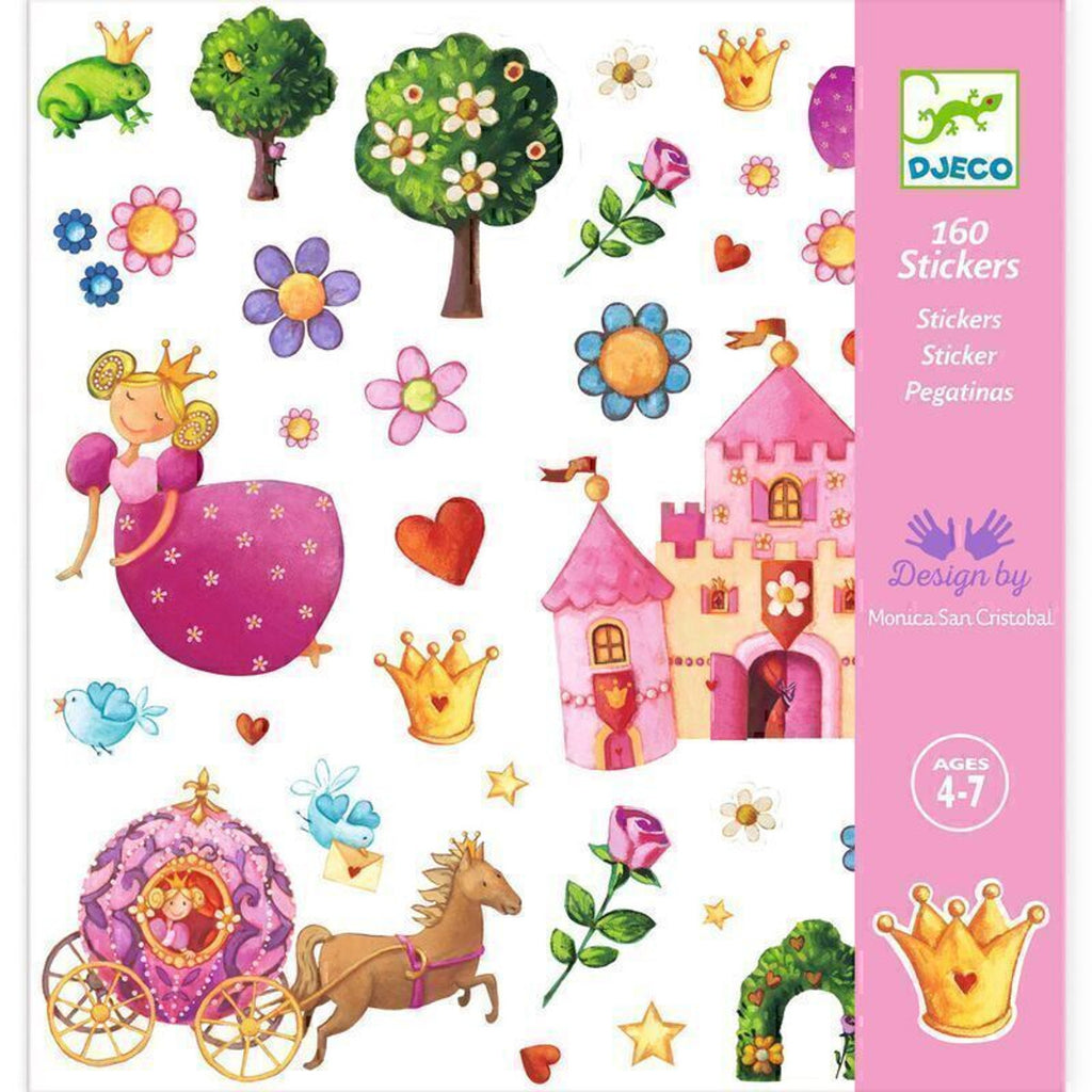 Djeco - Princess Marguerite 160 Stickers