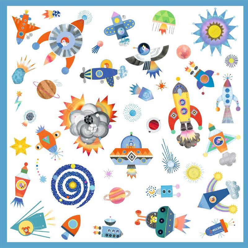 Djeco - Interstellar 160 Stickers