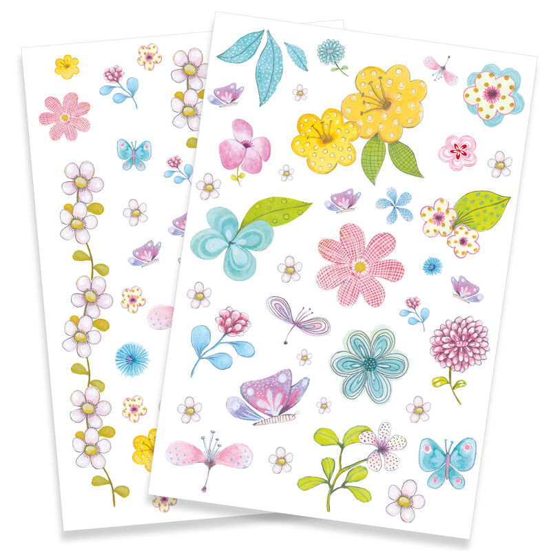 Djeco - 50+ Fair Flowers Of The Field Tattoos