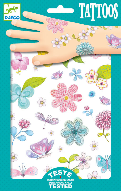 Djeco - 50+ Fair Flowers Of The Field Tattoos