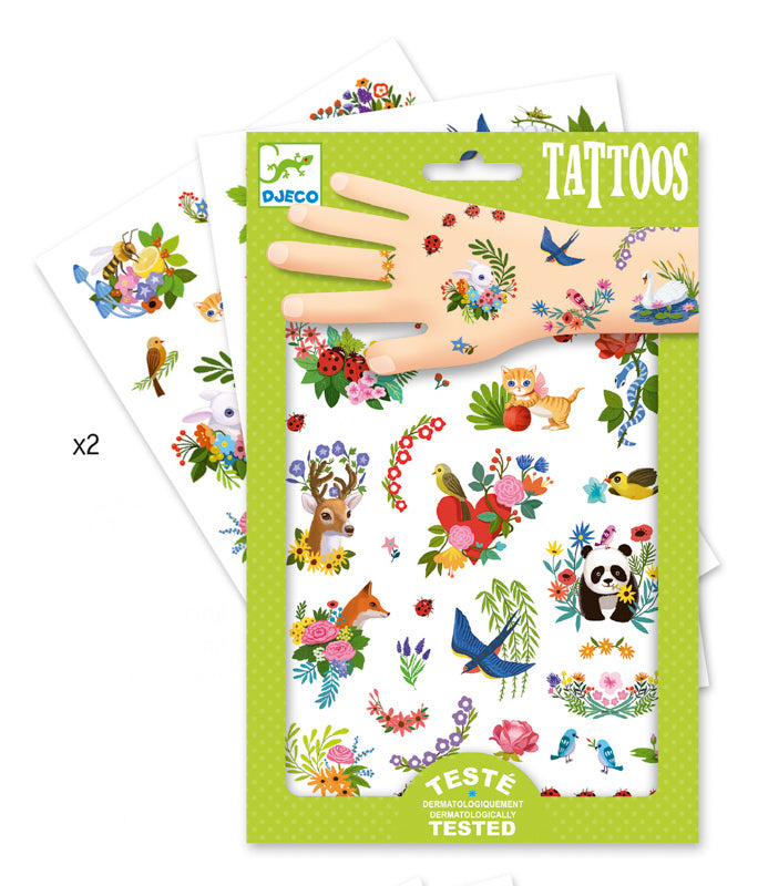Djeco - 50+ Happy Spring Tattoos