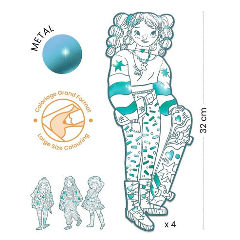 Djeco - Angele & Friends Les Demoiselles Colouring
