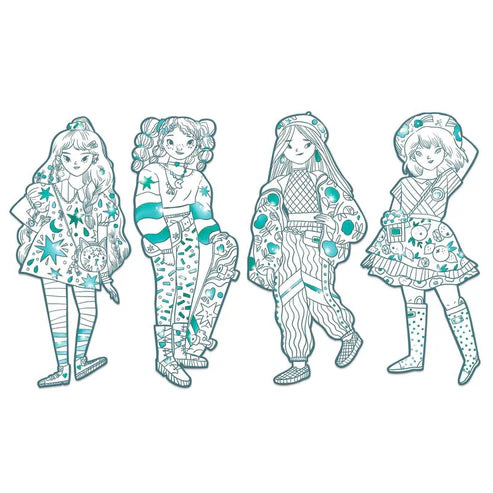Djeco - Angele & Friends Les Demoiselles Colouring