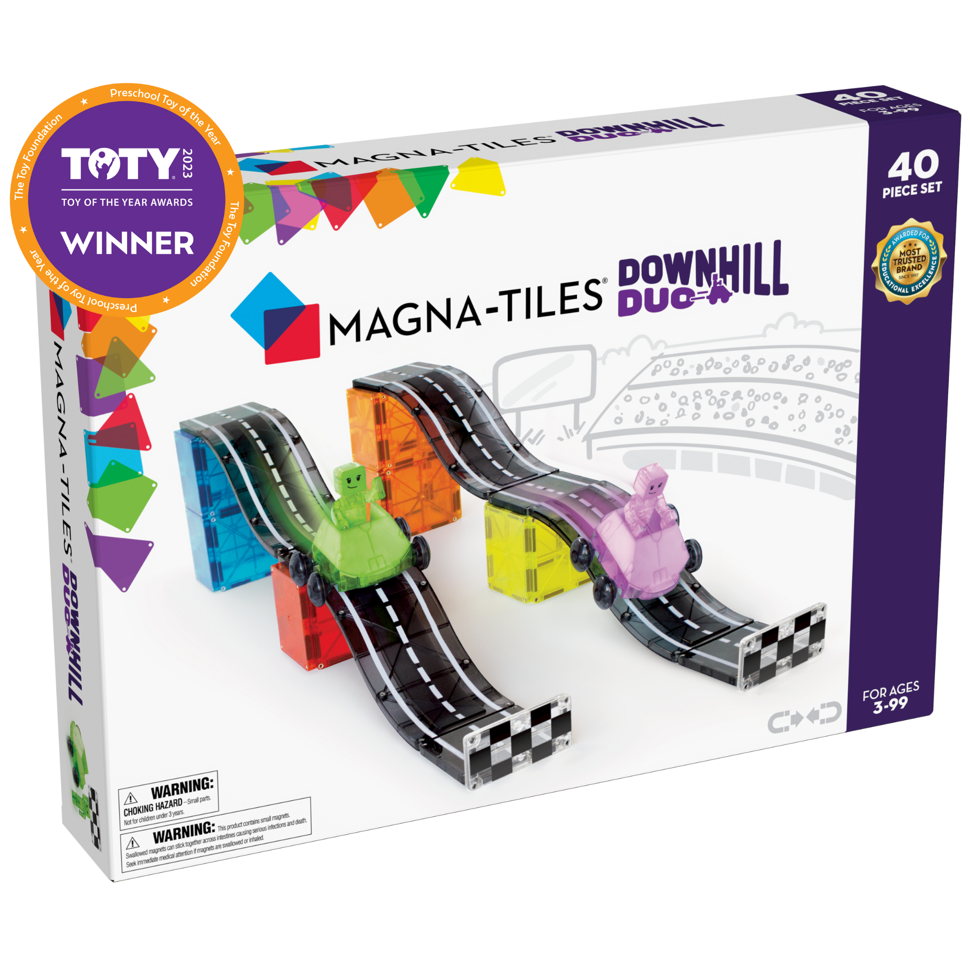 Magna Tiles - Downhill Duo Set 40 Pieces