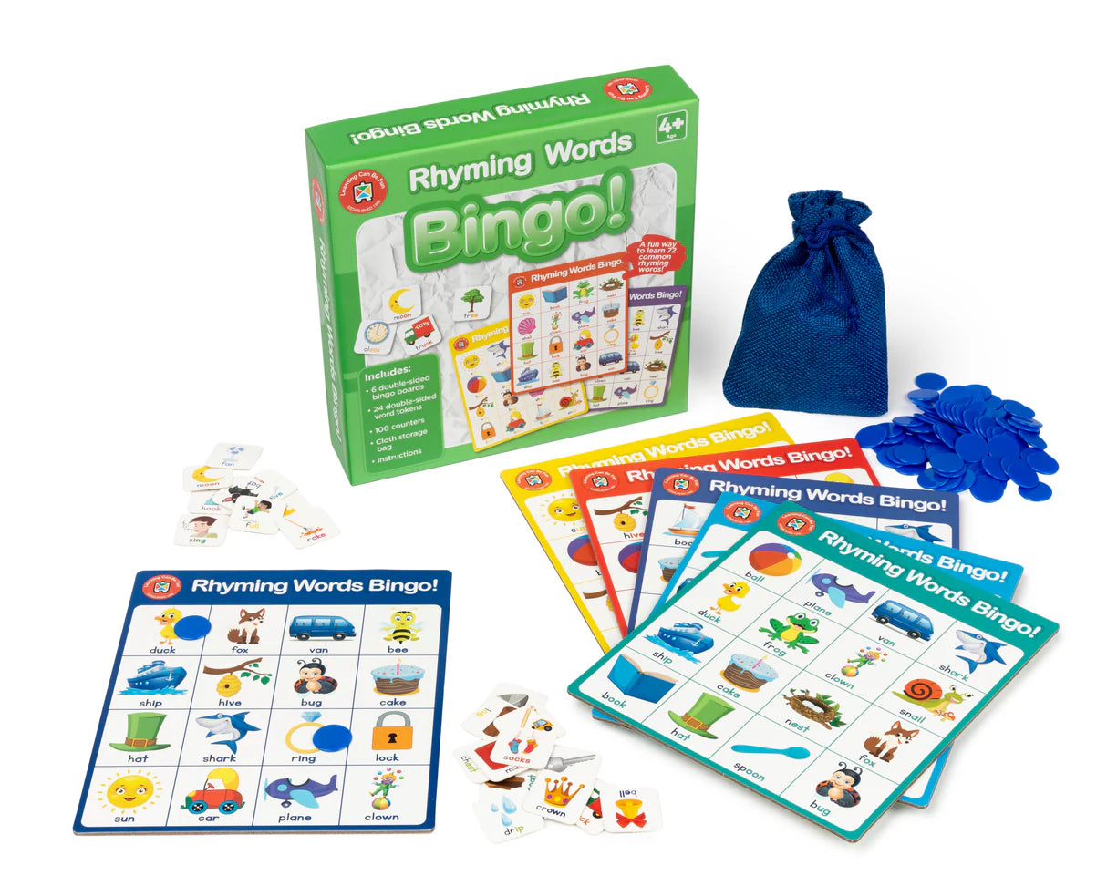 Edvantage - Rhyming Words Bingo