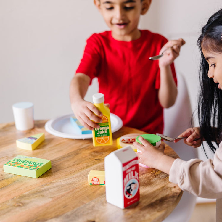Melissa & Doug - Wooden Fridge Food Set