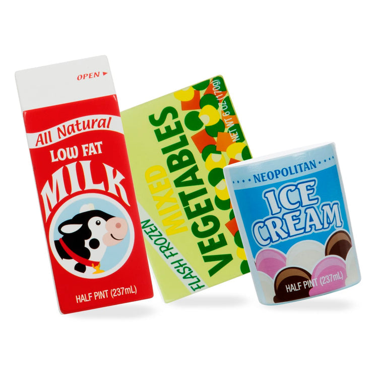 Melissa & Doug - Wooden Fridge Food Set