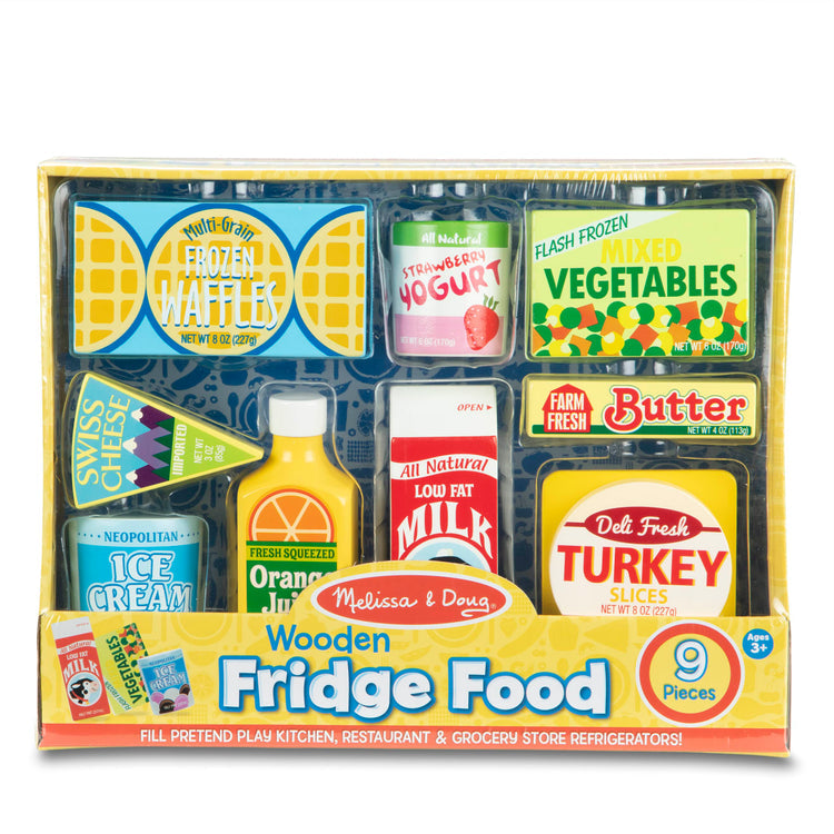 Melissa & Doug - Wooden Fridge Food Set