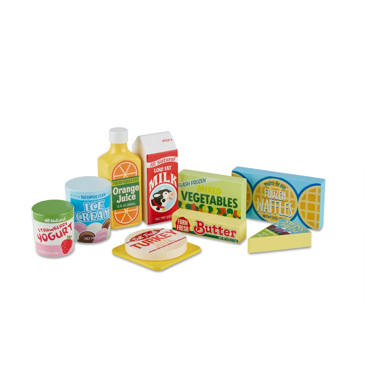 Melissa & Doug - Wooden Fridge Food Set