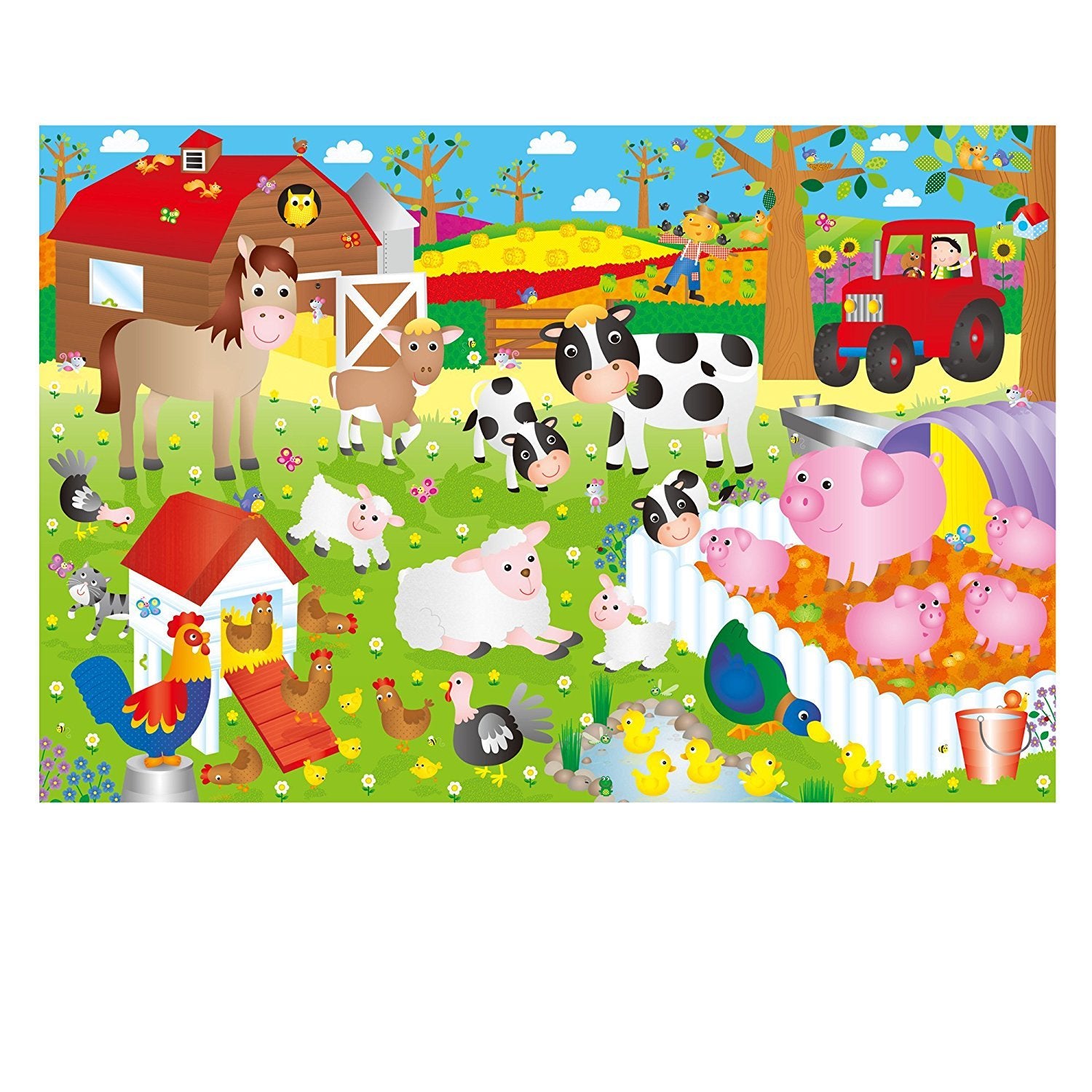Galt - Giant Floor Puzzle 30pcs - Farm