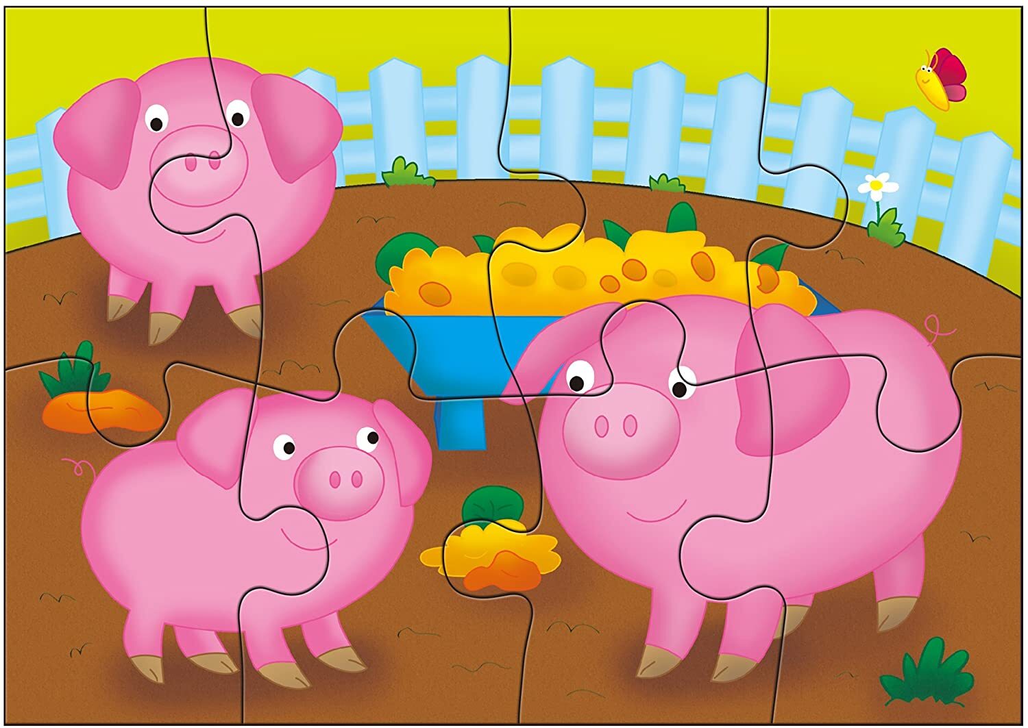 Galt - 4 Puzzles in a Box - Farm