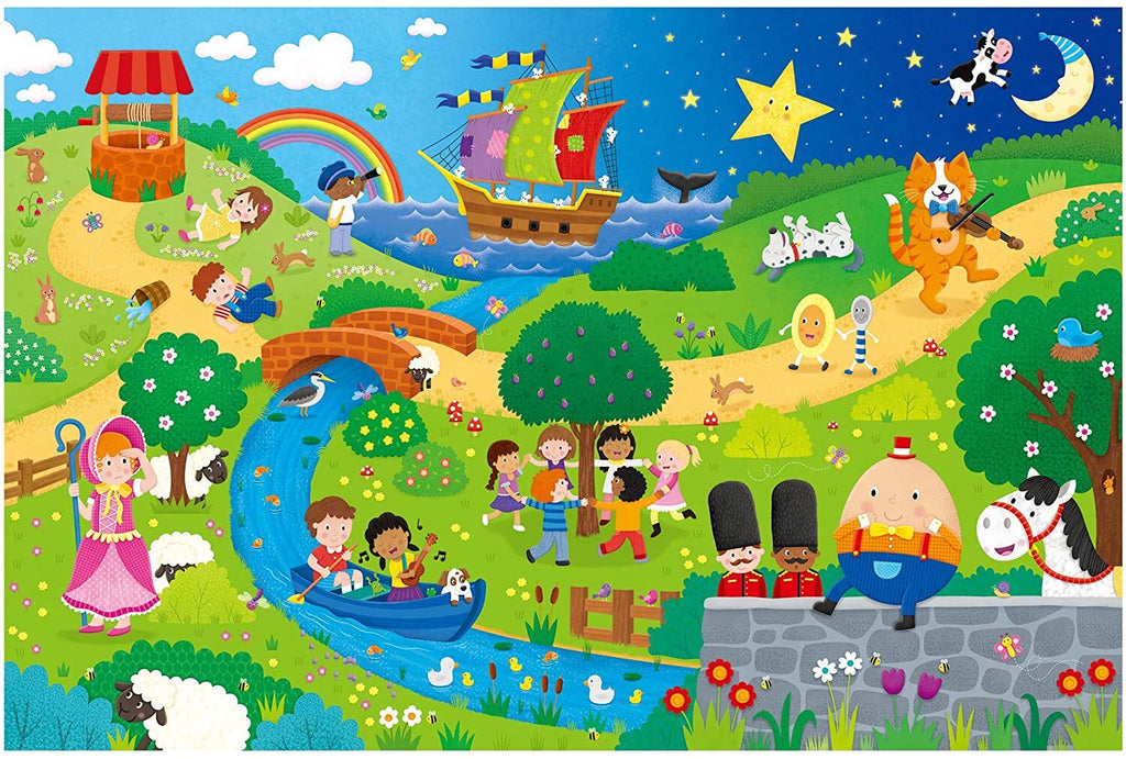 Galt - Giant Floor Puzzle 30pcs - Nursery Rhymes