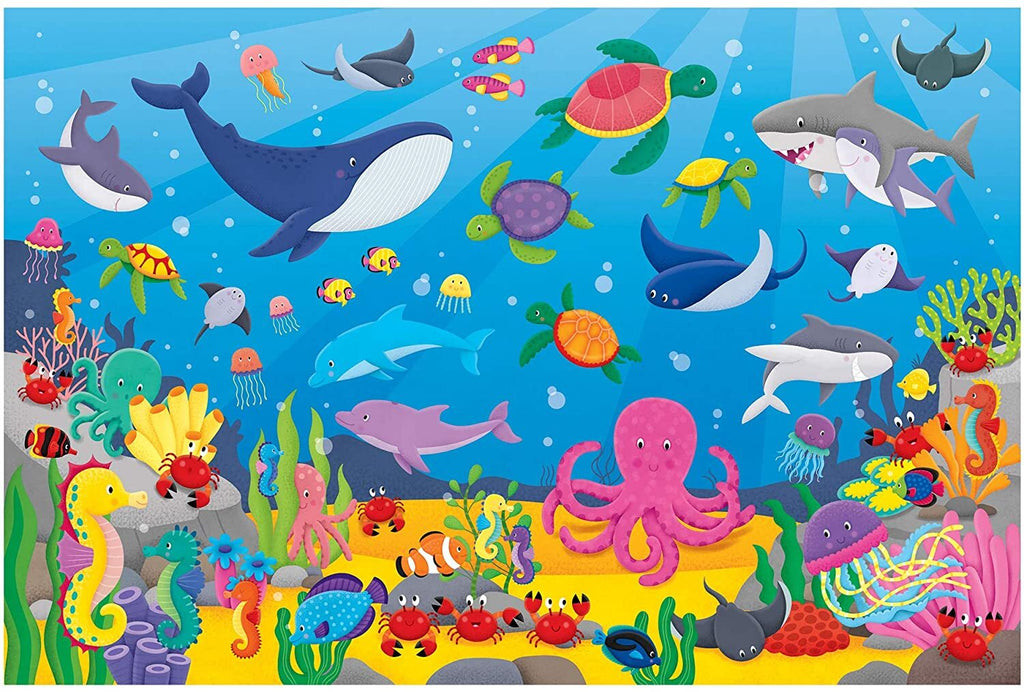 Galt - Giant Floor Puzzle 30 pcs - Counting Creatures