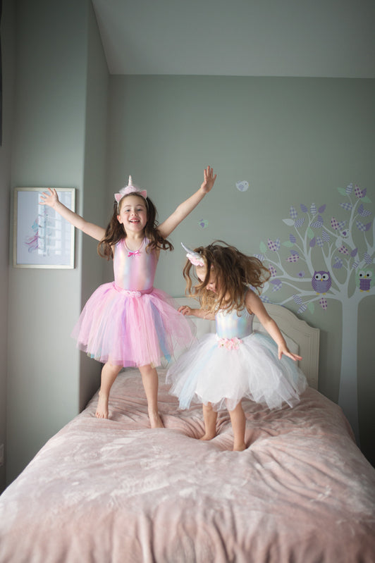 Great Pretenders - Rainbow Pink Bodysuit - Size 5-6